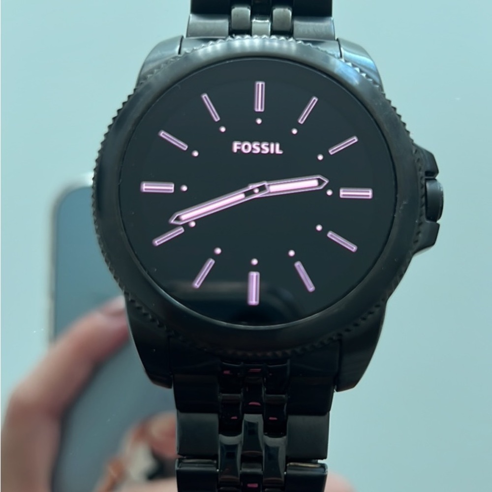 🆕 blacke smart watch fossil